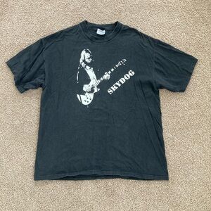 The Allman Brothers Band Shirt Black Vintage Mushroom Rock Tee Skydog Size XL